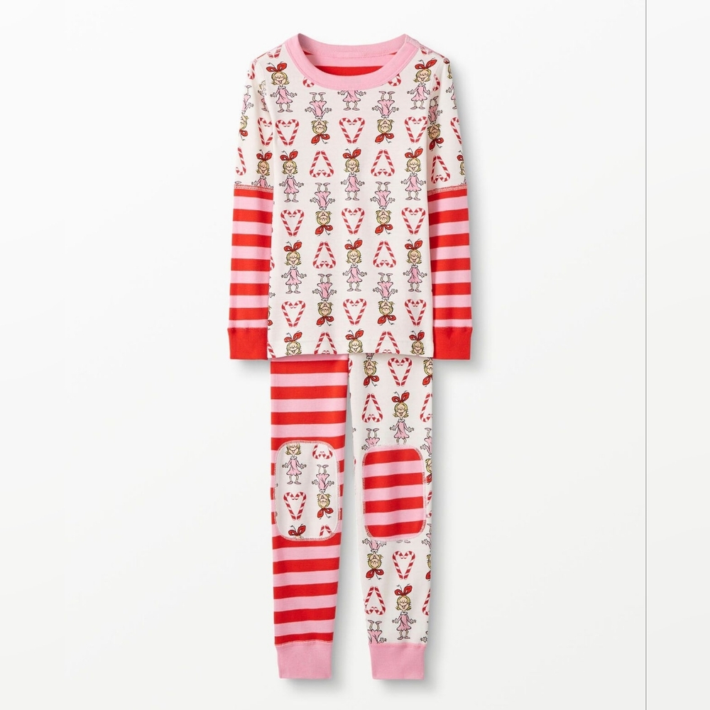 Hanna Andersson The Grinch Cindy Lou Hoo Pajama Set Girl Size 10
